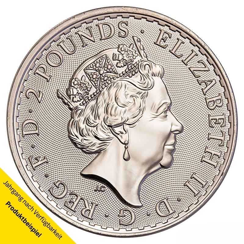 Britannia-Silber-2021-1-oz-VS Silbermünze - Britannia 1 Unze - Großbritannien