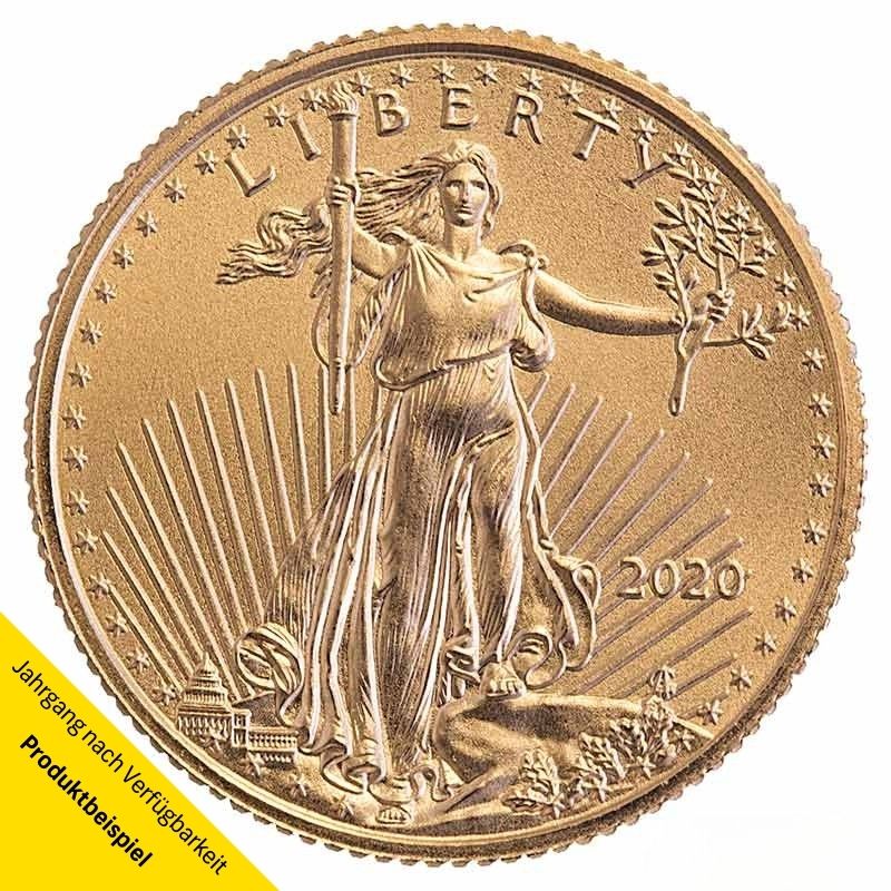 Goldmünze - American Eagle - 1/10 Unze - Vereinigte Staaten von Amerika - Vorderseite