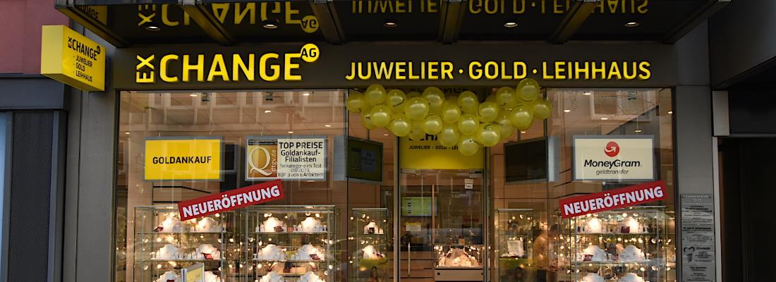 Exchange AG - Ihre Spezialist für Schmuck, Gold und Silber, Luxusuhren und Pfandkredite Exchange AG - Ihre Spezialist für Schmuck, Gold und Silber, Luxusuhren und Pfandkredite