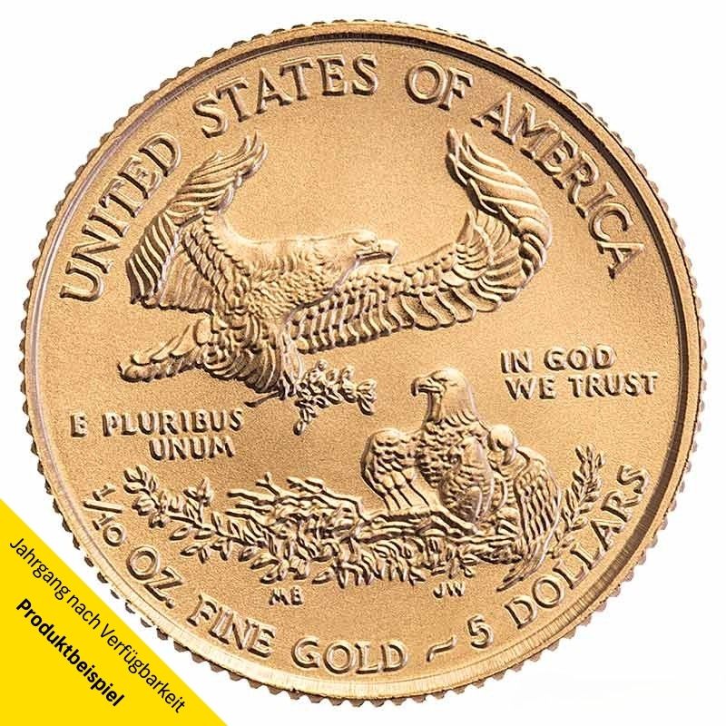 Goldmünze - American Eagle - 1/10 Unze - Vereinigte Staaten von Amerika