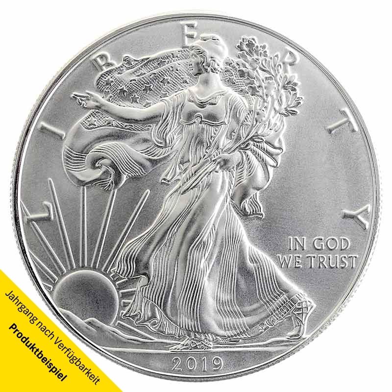 USA-Liberty-1-oz-2019-VS American Eagle Silber 1 Unze