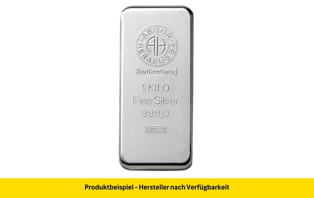 Silberbarren 1000 Gramm 13302 - Main Image