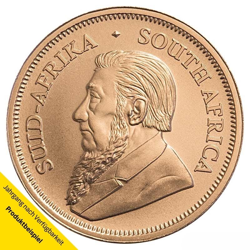 S-dafrika-Kr-gerrand-1I4-oz-2021-RS Krügerrand 1/4 Unze - Goldmünze - Vorderseite