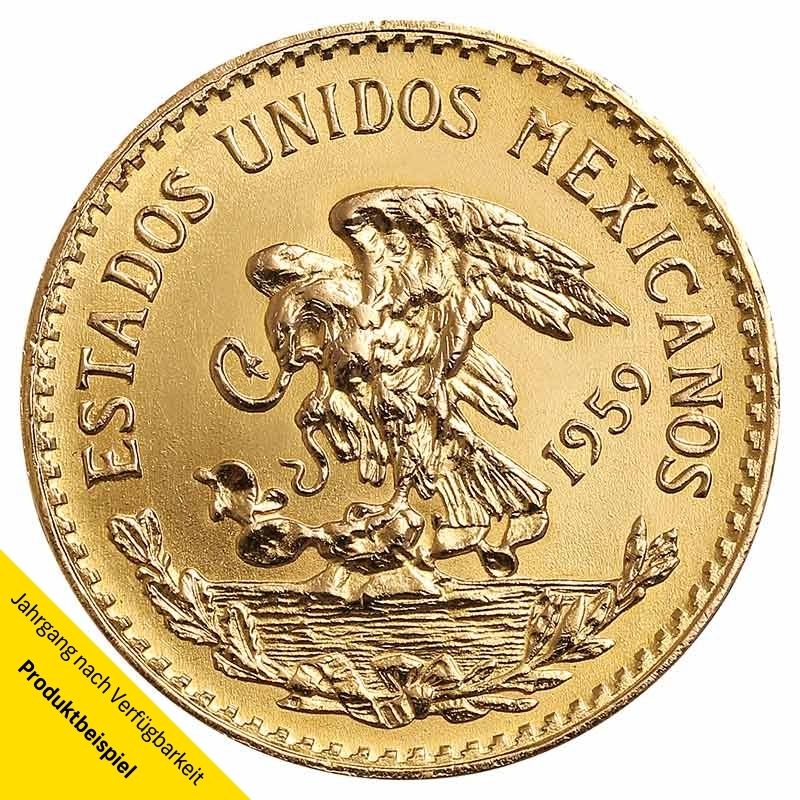 Mexiko-Aztekenkalender-20-Pesos-1959-VS 20 Pesos Goldmünze - Aztekenkalender - Mexiko - Rückseite | Beispielbild