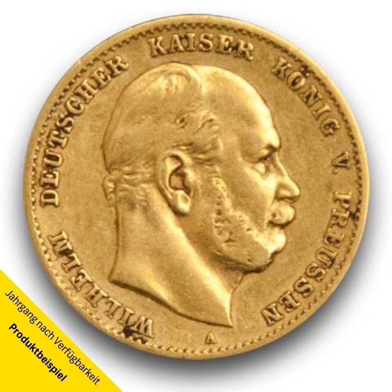 goldmuenze_10_mark_deutsches_kaiserreich Goldmünze - 10 Mark - Kaiserreich | Beispielbild