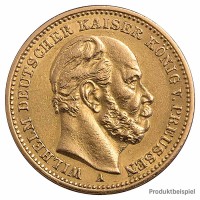Goldmünze 20 Mark Kaiserreich - Vorderseite
