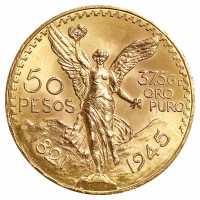 50 Pesos Goldmünze - Centenario - Mexiko - Vorderseite | Beispielbild