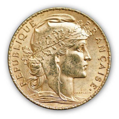 Goldmünze - 20 Franc - Frankreich | Beispielbild