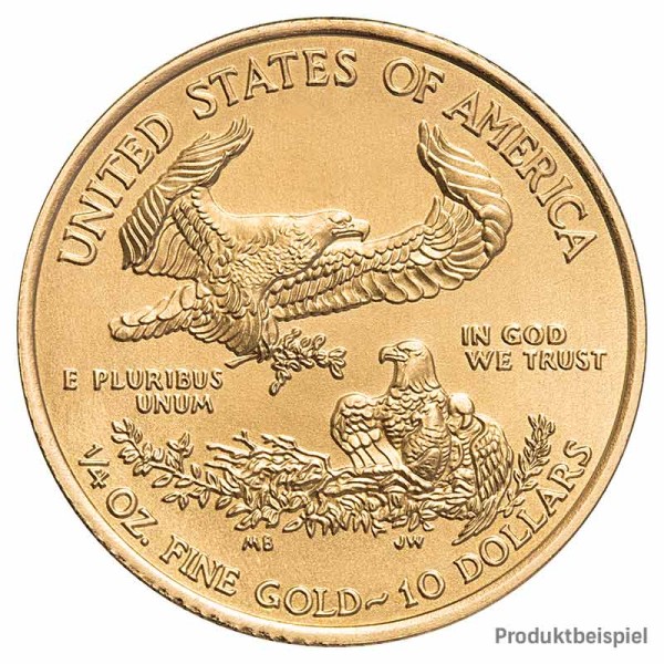 Goldmünze - American Eagle - 1/4 Unze - Vereinigte Staaten von Amerika