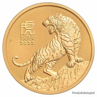 1 Unze Tiger Goldmünze - Australien - Vorderseite