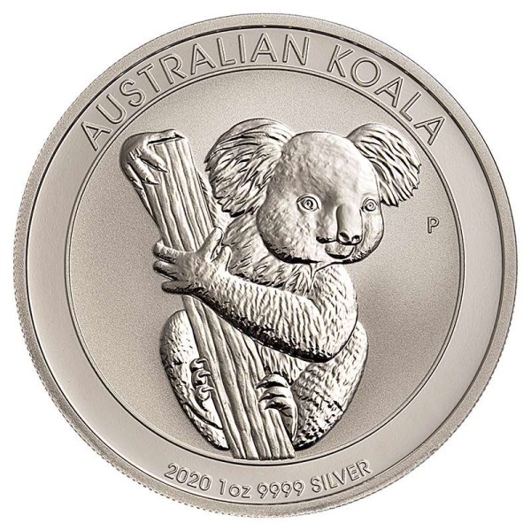 Silbermünze - Koala 1 Unze - Australien - Vorderseite