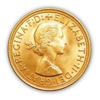 Goldmünze - 1 Sovereign - Großbritannien - Vorderseite | Beispielbild