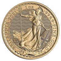 Goldmünze - Britannia 1 Unze - Großbritannien - Vorderseite