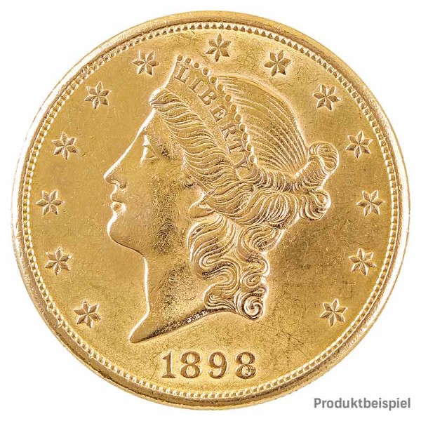 USA - 20$ Liberty Head Goldmünze - Rückseite